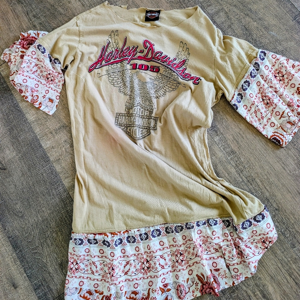 Repurposed Harley Davidson Tee